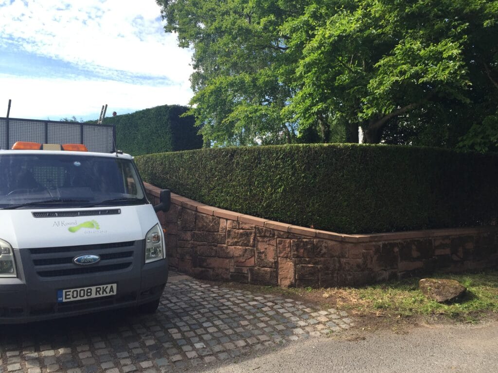 hedge timming service in Wirral